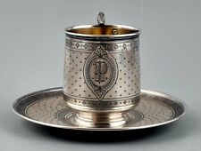 Antike Mokkatasse 950er Silber