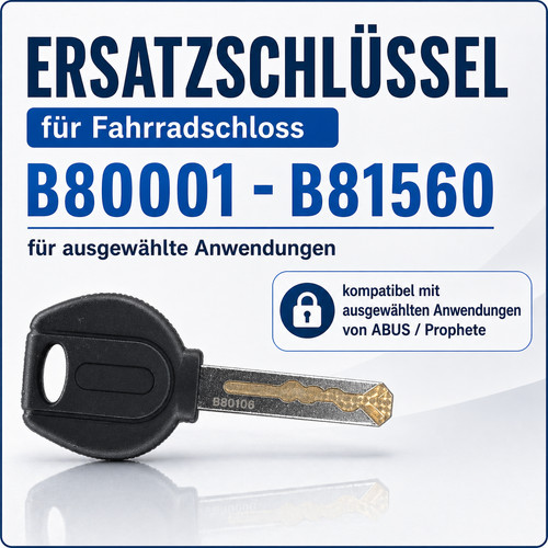 Schlüssel b80001 b81560 - -,