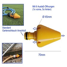 Wasserhahn Gartenschlauch Rohr Reiniger Aufsatz Kanal Rohreiniger Spritzdüse