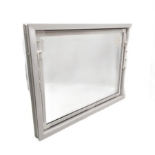 Solid Elements Kippfenster Fenster Bau und Fenster Easy Kunststoff Weiß 80 x 60 