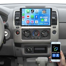 256G Für 2006-2012 Nissan Navara D40 Autoradio Android 13 GPS Apple Carplay BT