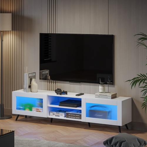 Cabinet lowboard with led - lowboard,