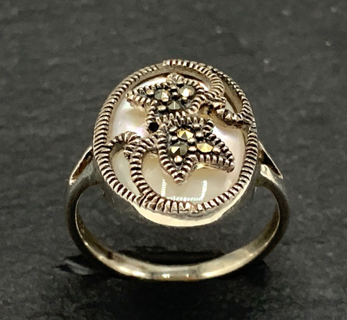 Ring markasit 925er silber - ,