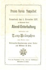 (Programmheft) Sonnabend, den