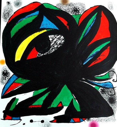 Joan miro original lithograph - joan,