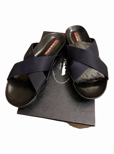 Prada sandalen flach - flach, leder