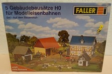 10 269 Faller Set „Auf dem Bauernhof“, 1:87 H0, nicht geöffnet, Neuwertig