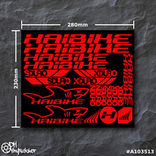 Haibike V2 Stickersatz Rot |