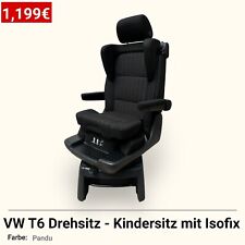 VW T5 T6 T6.1 Multivan California Drehsitz Sitz Isofix Kindersitz Pandu