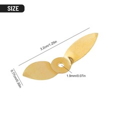 10Pcs Edelstahl Prop Blades