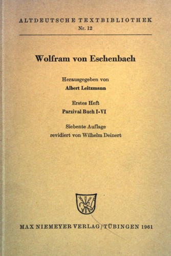 Wolfram von eschenbach erstes - wolfram,