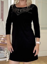 Kleid Wildleder Optik Damen