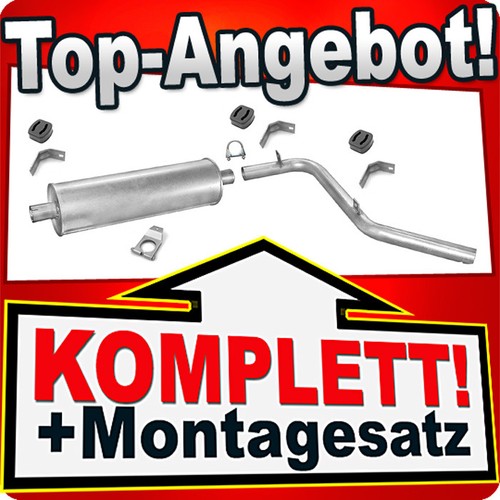 Auspuff für mercedes 207 208 - auspuff,