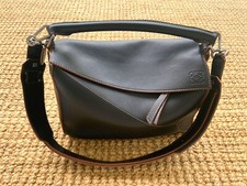 LOEWE Puzzle Bag medium schwarz braun original