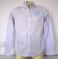 HV Polo Hemdbluse  Langarm Damen zartes blau getreift XL