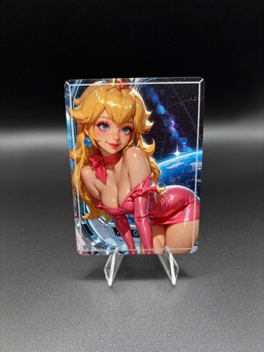 Peach mario waifu card tcg - peach,