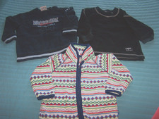 ❤️❤️ Baby Jungenkleidung 3-Teile, Fleecejacke + 2x Sweatshirt, GR. 86 - 92❤️❤️