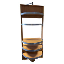 Decker Regal Rondell Buche Massiv Lackiert Mit Drehachse