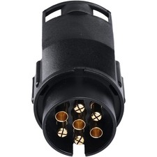 Adapter 7Polig auf 13Polig Anhänger Stecker Wohnwagen KFZ PKW Boote