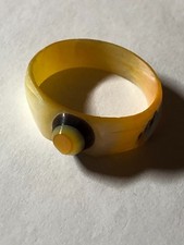 Vintage-Ring. Mit Perlmutt. Größe: 18.  Breite: 0,6 cm.