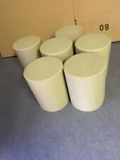 PP grau, D 90mm, L 110mm, 6 Stück, Kunststoff, Rundmaterial, Kunststoff