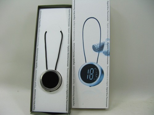 Weinthermometer schwarz nuance - weinthermometer,