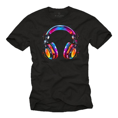 Shirt mit kopfhörer motiv - t-shirt,