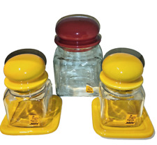 Babette 3 x Gebäckdose Glas m. Porzellandeckel Villeroy und Boch GALLO RETRO