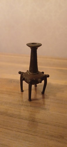 Antike kohlflasche bronze alt - bronze,
