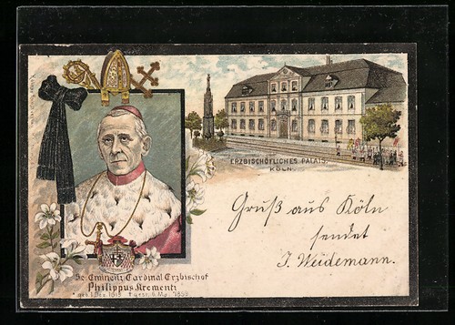 Lithographie köln cardinal - köln,,
