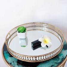 Spiegel Tablett Gold