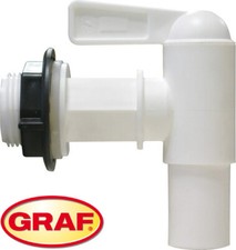 Regentonne Universal Auslaufhahn 3/4" Zoll Ablaufhahn GARANTIA GRAF Wasserablauf