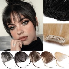 Pony Bangs Clip In 100% Remy