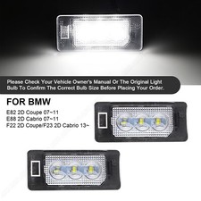 LED Kennzeichenbeleuchtung für BMW X1 E84  X3 F25 X4 F26 X5 E70 F15  X6 E71 F16 