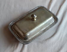 Schmuckschale Metallschale Silbern DEKOSCHALE Silberschale? Butterdose