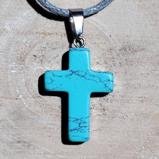 Türkis (Imitat) Kreuz