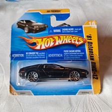 HOT WHEELS HW Premiere R0931 DELOREAN DMC-12 '81 2010 schwarz OVP