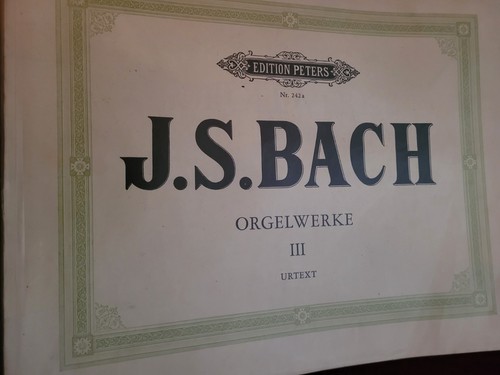 Bach orgelwerke peters - bach,