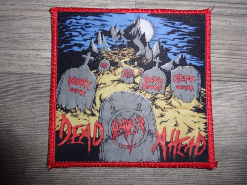 Slayer patch red border thrash - slayer,