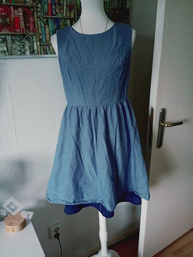 Orsay sommerkleid blau - sommerkleid, –