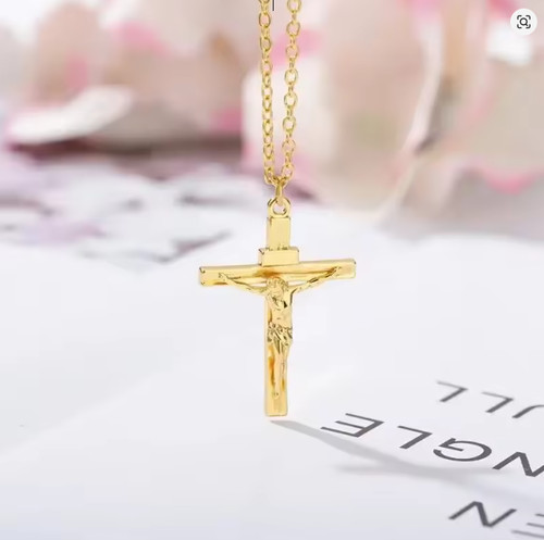 Jesuskreuz kette mit - jesuskreuz,