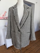 H&M Tweed Blazer Boucle Jacke