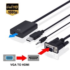 3 in 1 VGA zu HDMI Adapter