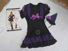 LEG AVENUE Hexen Kostüm Lila/Schwarz Größe XS