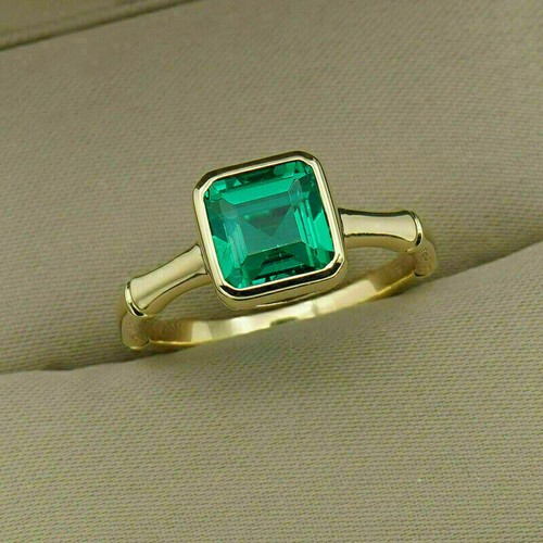 Asscher diamant grün - kt,
