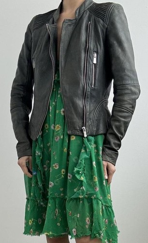 Women maje jacket - women, leather