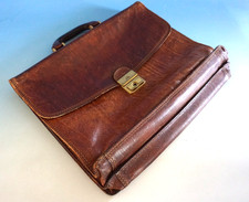 The Bridge Leder Tasche Ledertasche Dokumententasche Aktentasche braun (F25-1257