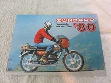 Zündapp Gesamt Prospekt 1980