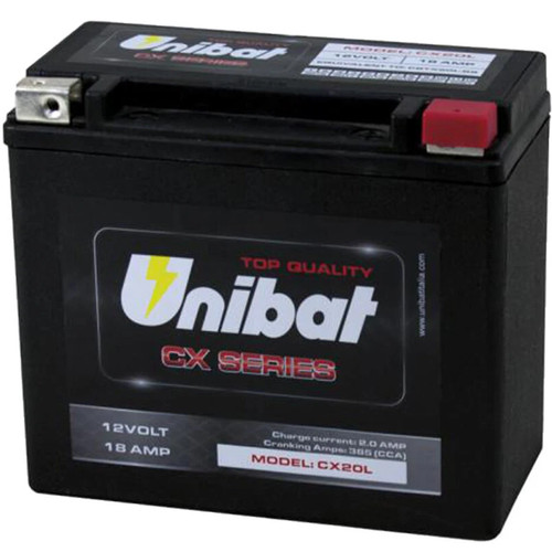 Unibat cx20l batterie 12v - 12v, 18ah