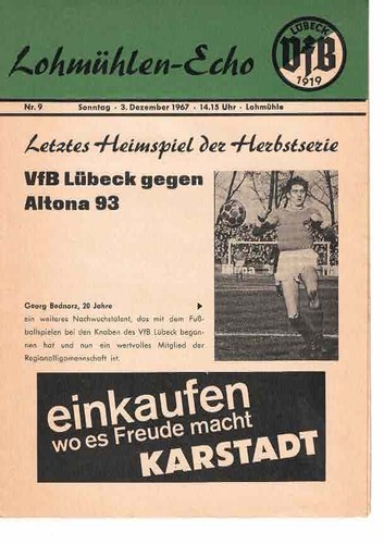 Fussball programmheft 67 68 - ,